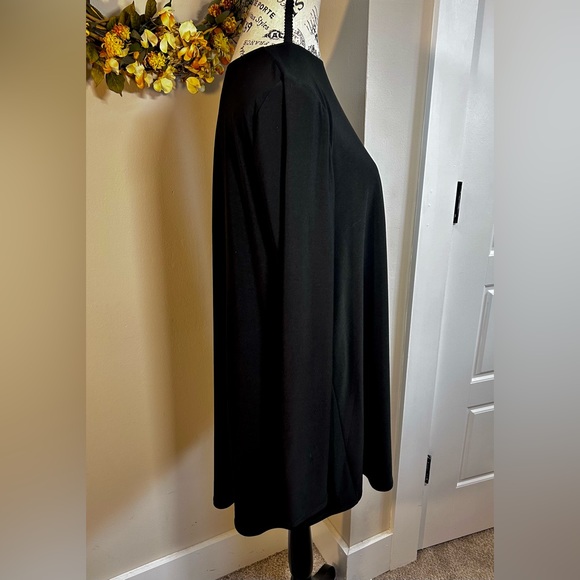 SHOW ME YOUR MUMU Scoop Neck Long Sleeve Curved Hem Tunic Top Sz L - Picture 5 of 10